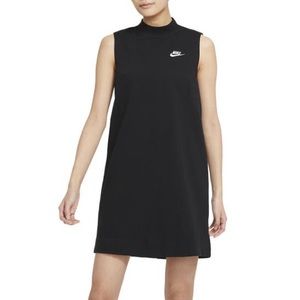 Nike Black Jersey Shift Mockneck Dress XS NWT